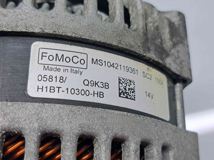 Alternator  Ford Fiesta 7 [Fabr 2017-prezent] H1BT-10300-HB 1.0 Benz ERK 92KW / 125CP