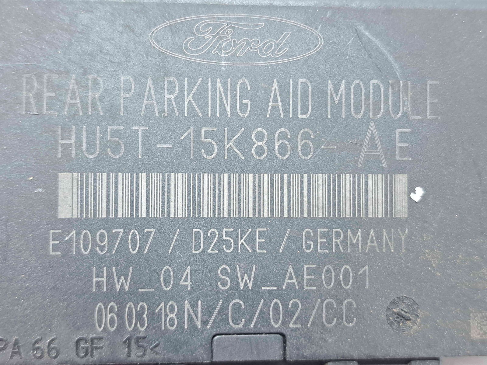 Modul senzori parcare Ford Fiesta 7 [Fabr 2017-prezent] HU5T-15K866-AE - imagine 3