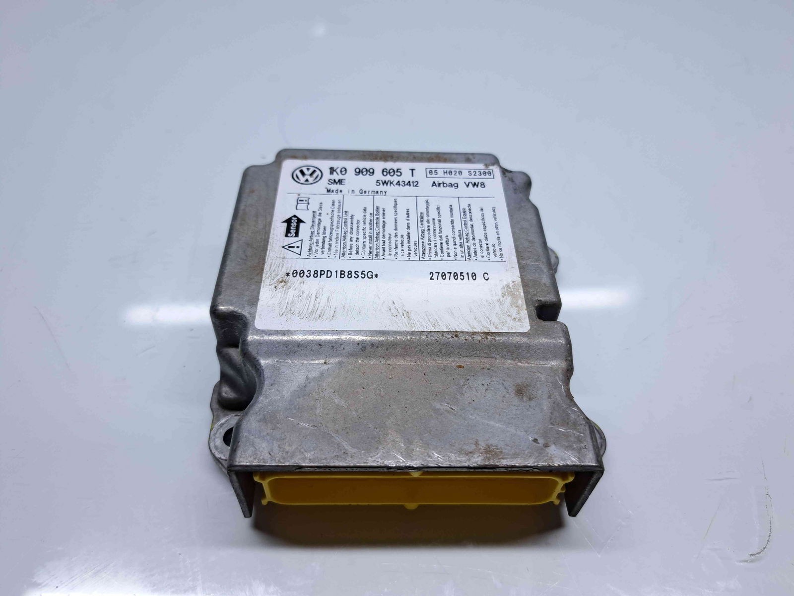 Calculator airbag Volkswagen Golf 5 (1K1) [Fabr 2004-2008] 1K0909605T 1.9 TDI BXE 77KW / 105CP - imagine 4