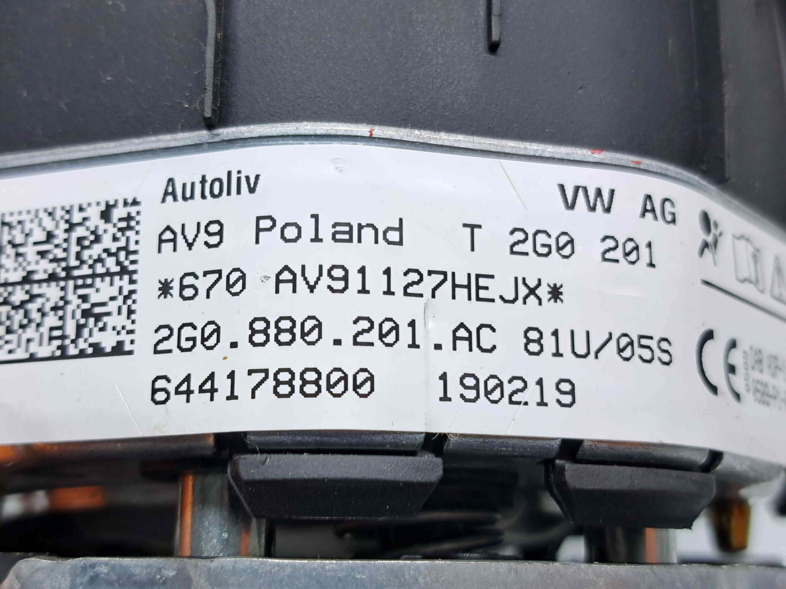 Airbag volan Volkswagen Passat B8 Variant (3G5) [Fabr 2015-prezent] 2G0880201AC - imagine 5