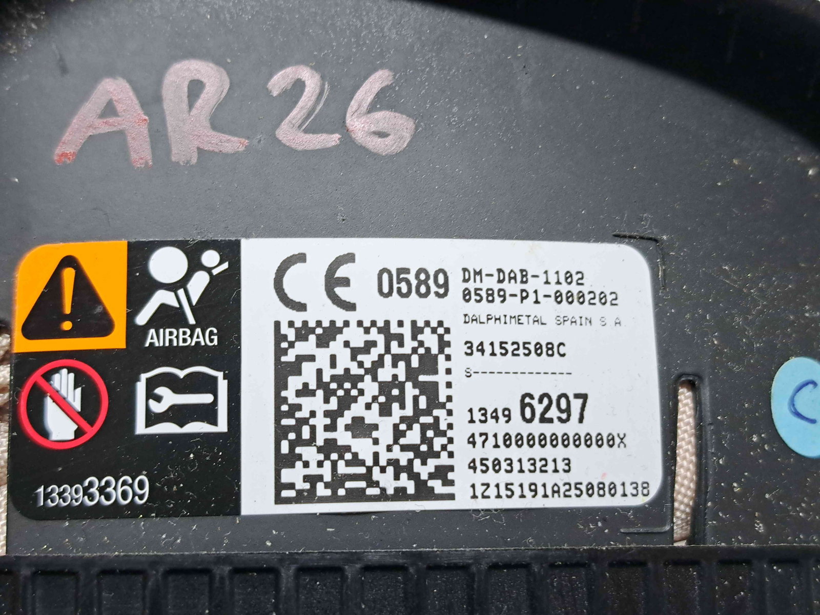 Airbag volan Opel Corsa E [Fabr 2014-prezent] 13496297 - imagine 5