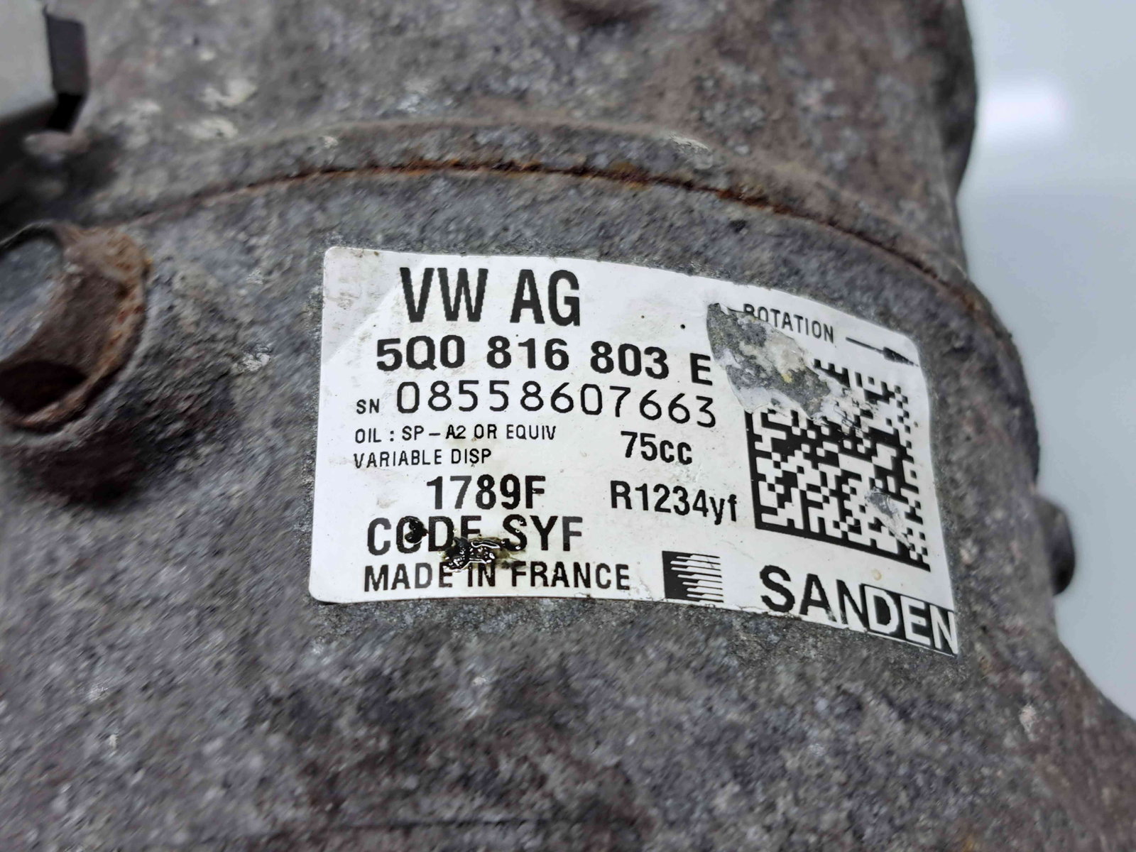 Compresor clima Volkswagen Passat B8 Variant (3G5) [Fabr 2015-prezent] 5Q0816803E 1.6 TDI DCXA 88KW / 120CP - imagine 3