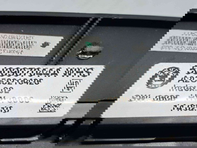  Panou comanda clima Skoda Fabia 2 Combi (5J, 545) [Fabr 2007-2014] 5J0907044A