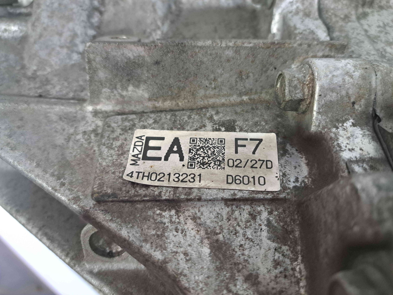 Cutie viteze manuala 6 trepte MAZDA CX-5 (KE) [Fabr 2011-2016] 2.2 SKYACTIV-D1 4TH0213231 110KW / 150CP - imagine 5