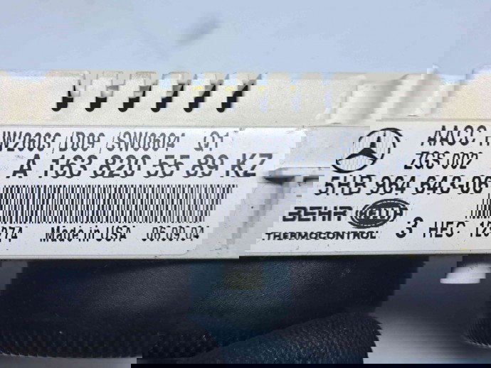  Panou comanda clima Mercedes Clasa ML (W163) [Fabr 1998-2005] A1638205589