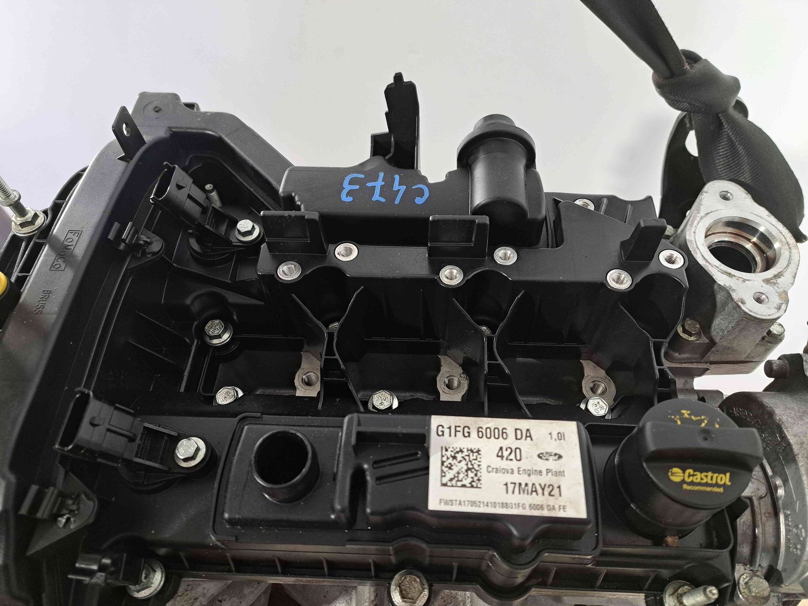 Motor complet ambielat Ford Ecosport [Fabr 2017-2024] M1JU 1.0 Benz ERK 92KW / 125CP - imagine 6