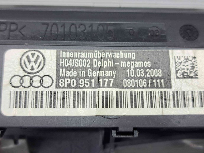  Plafoniera fata Audi A3 Sportback (8PA) [Fabr 2004-2013] 8P0857177