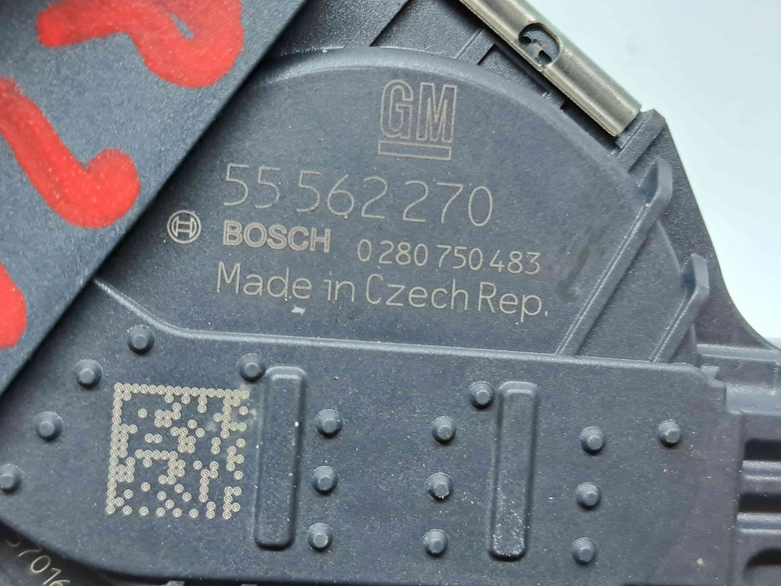 Clapeta acceleratie Opel Astra J [Fabr 2009-2015] 55562270 1.4 Benz B14XEL 66KW / 90CP - imagine 2