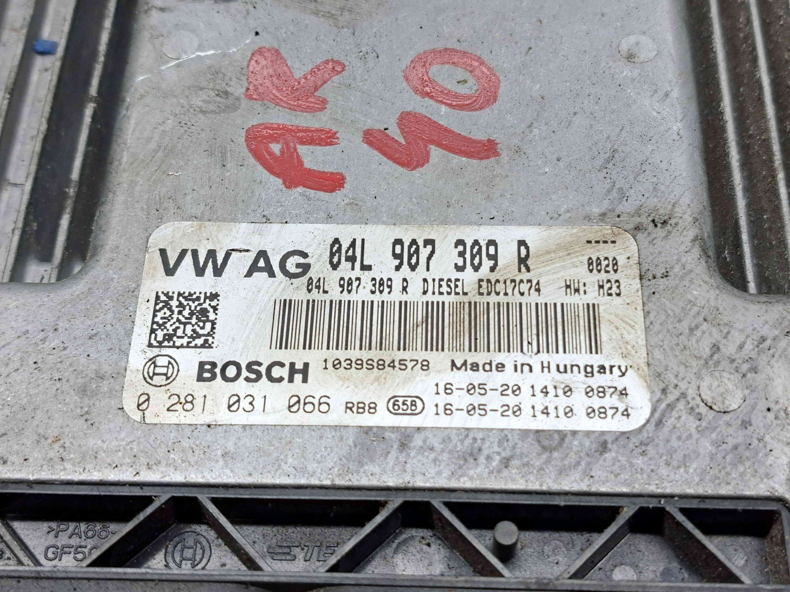Calculator motor ECU Volkswagen Passat B8 (3G2) [Fabr 2015-prezent] 04L907309R 2.0 TDI CRMB 110KW / 150CP - imagine 2