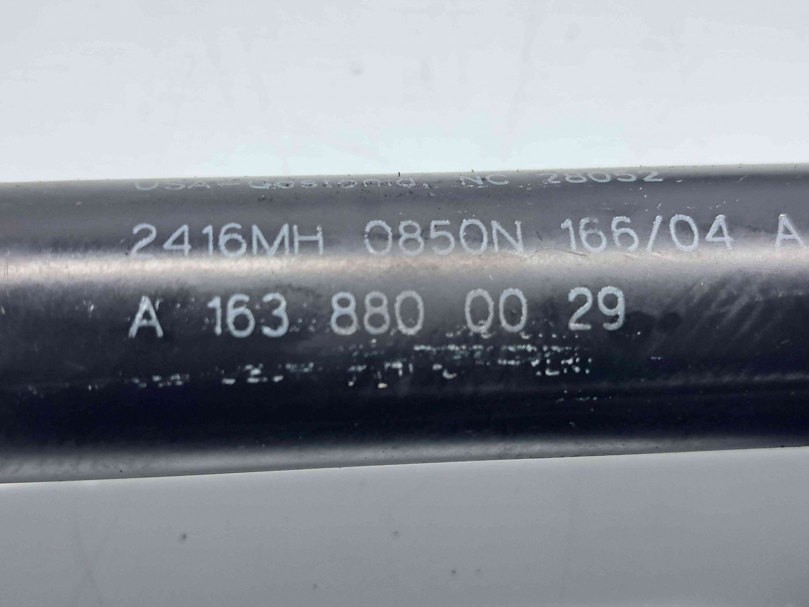 Set balamale capota Mercedes Clasa ML (W163) [Fabr 1998-2005] A1638800029 - imagine 2