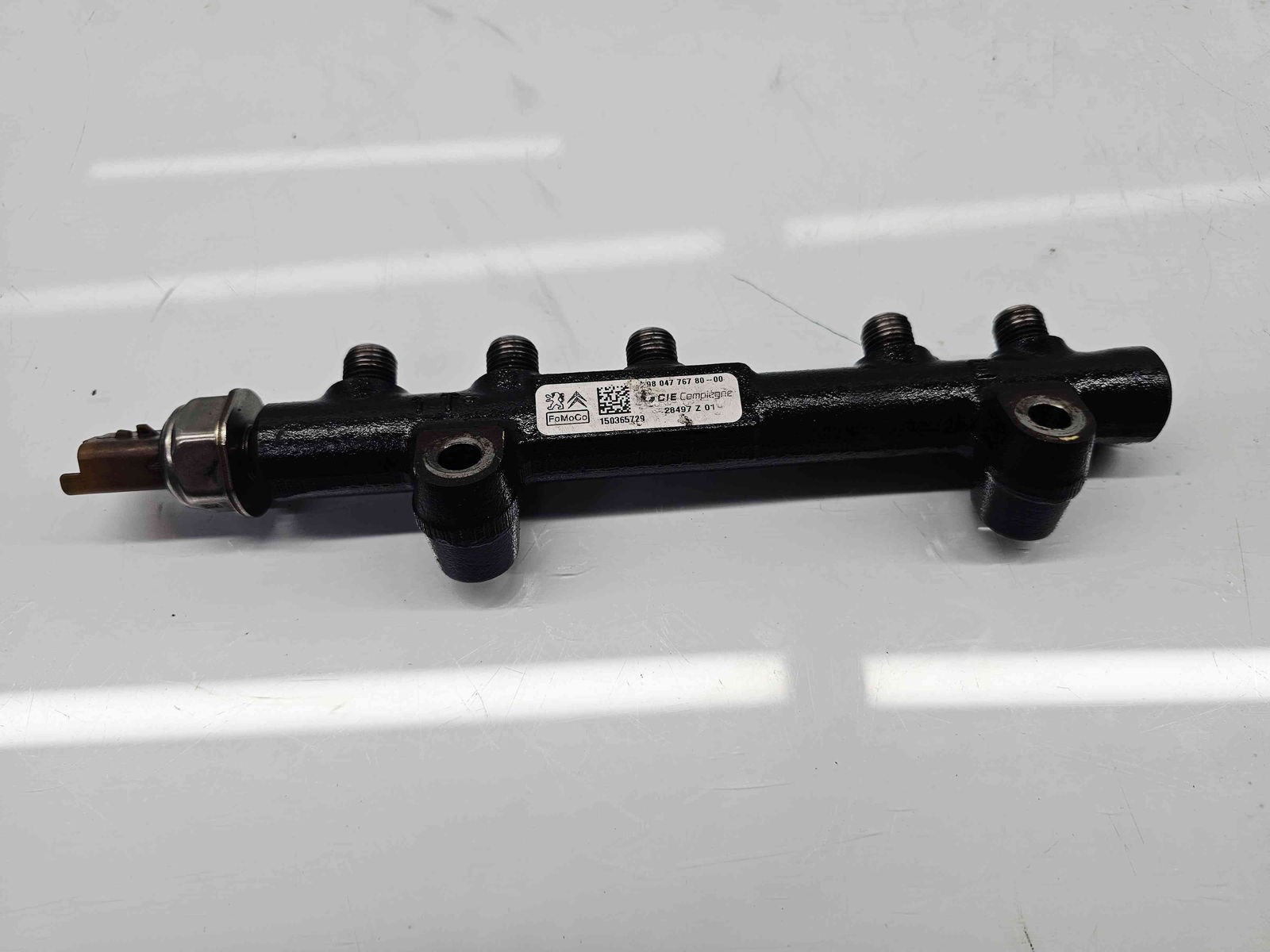 Rampa injectoare Ford Focus 3 [Fabr 2010-2018] 9804776780 1.6 HDI DV6FD 73KW / 100CP - imagine 1