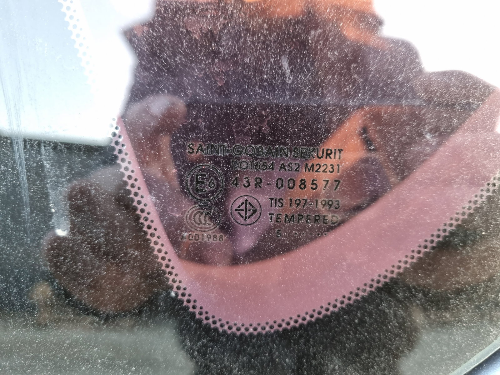 Geam caroserie fix stanga Mazda 3 (BK) [Fabr 2003-2009] OEM - imagine 2