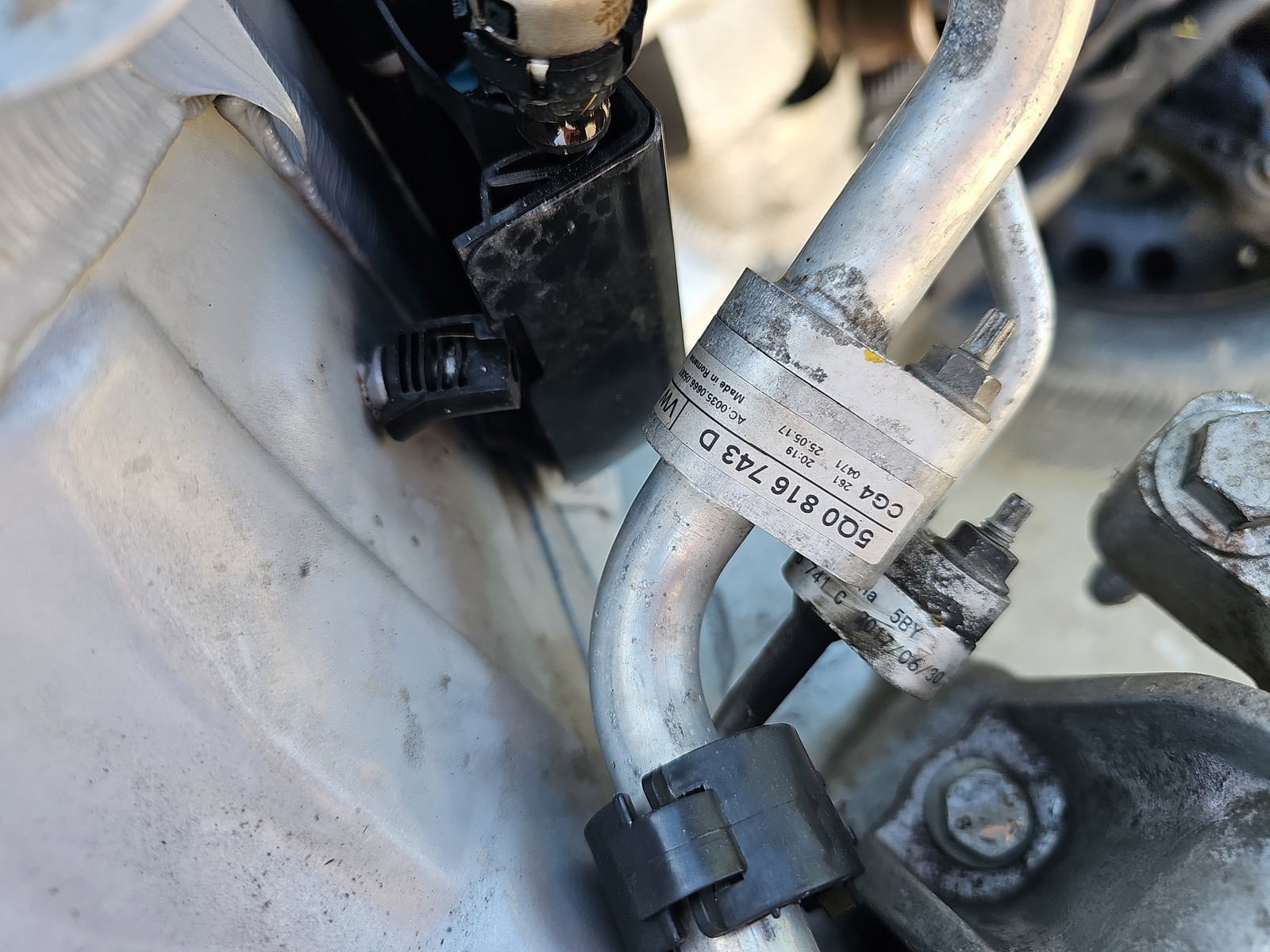 Conducta AC Volkswagen Golf 7 (5G) [Fabr 2014-prezent] 5Q0816743D 1.6 TDI DCZA 88KW / 120CP - imagine 2