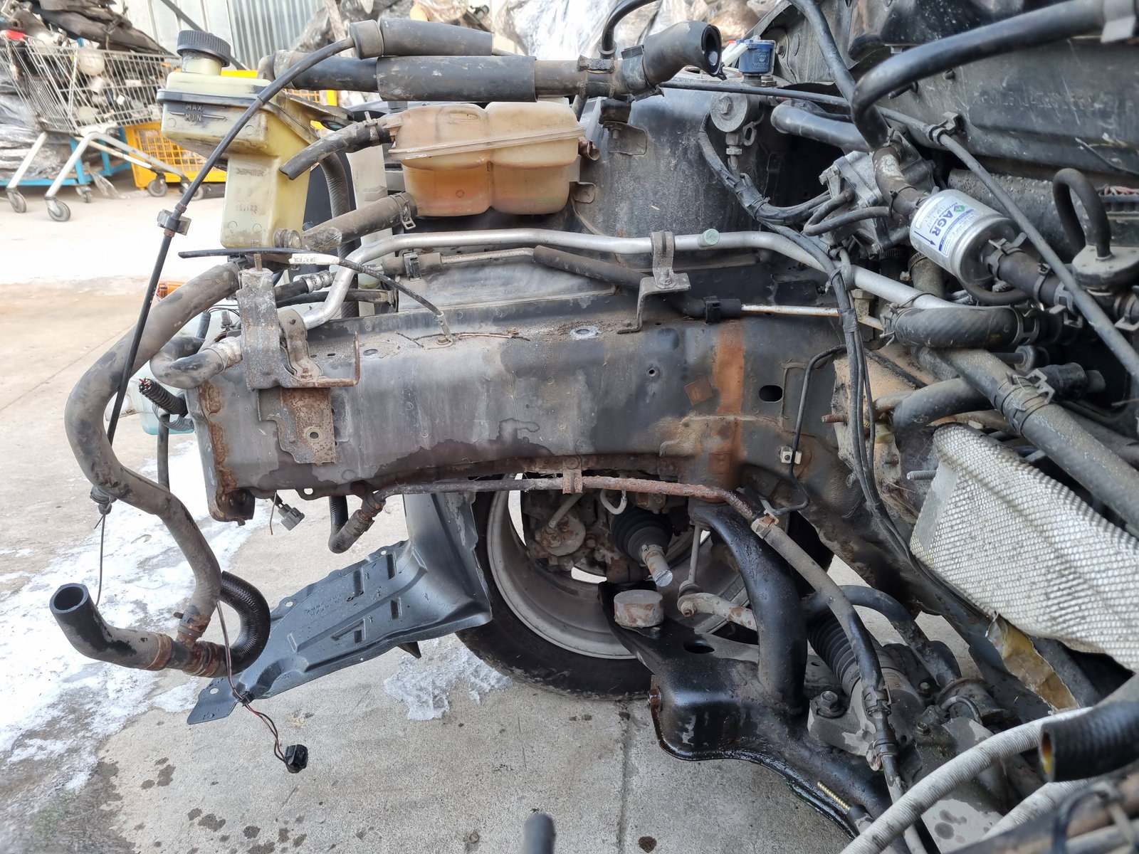 Lonjeron dreapta Mazda 3 (BK) [Fabr 2003-2009] - imagine 1