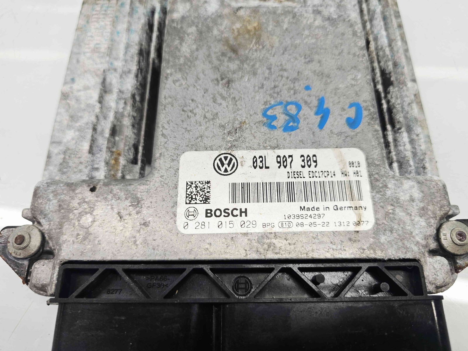Calculator motor ECU Volkswagen Golf 6 (5K1) [Fabr 2009-2013] 03L907309 2.0 TDI CBAB 103KW / 140CP - imagine 3