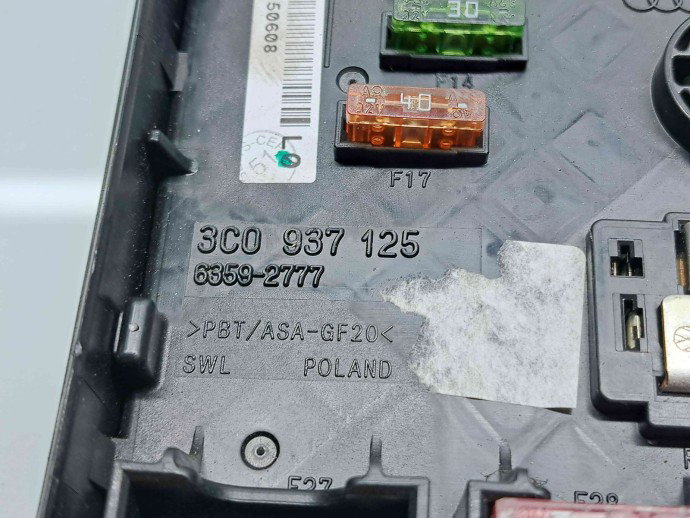  Panou sigurante  Volkswagen Passat CC (357) [Fabr 2008-2012] 3C0937125 