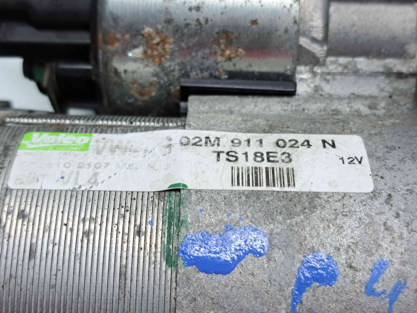 Electromotor 11 dinti AUDI A3 (8P1) [Fabr 2003-2012] 02M911024N 2.0 TDI CFGB125KW / 170CP - imagine 2