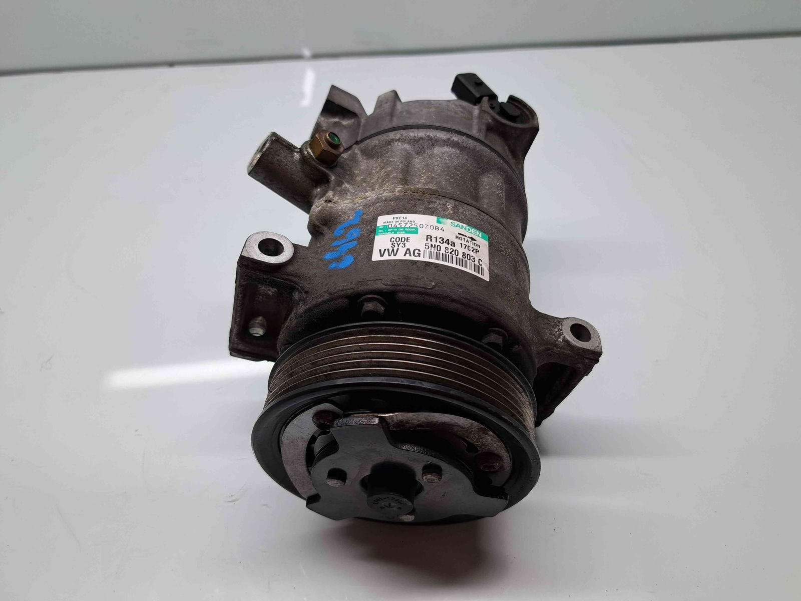 Compresor clima Volkswagen Passat B6 (3C2) [Fabr 2005-2010] 5N0820803C 2.0 TDI CFGB 125KW / 170CP - imagine 6