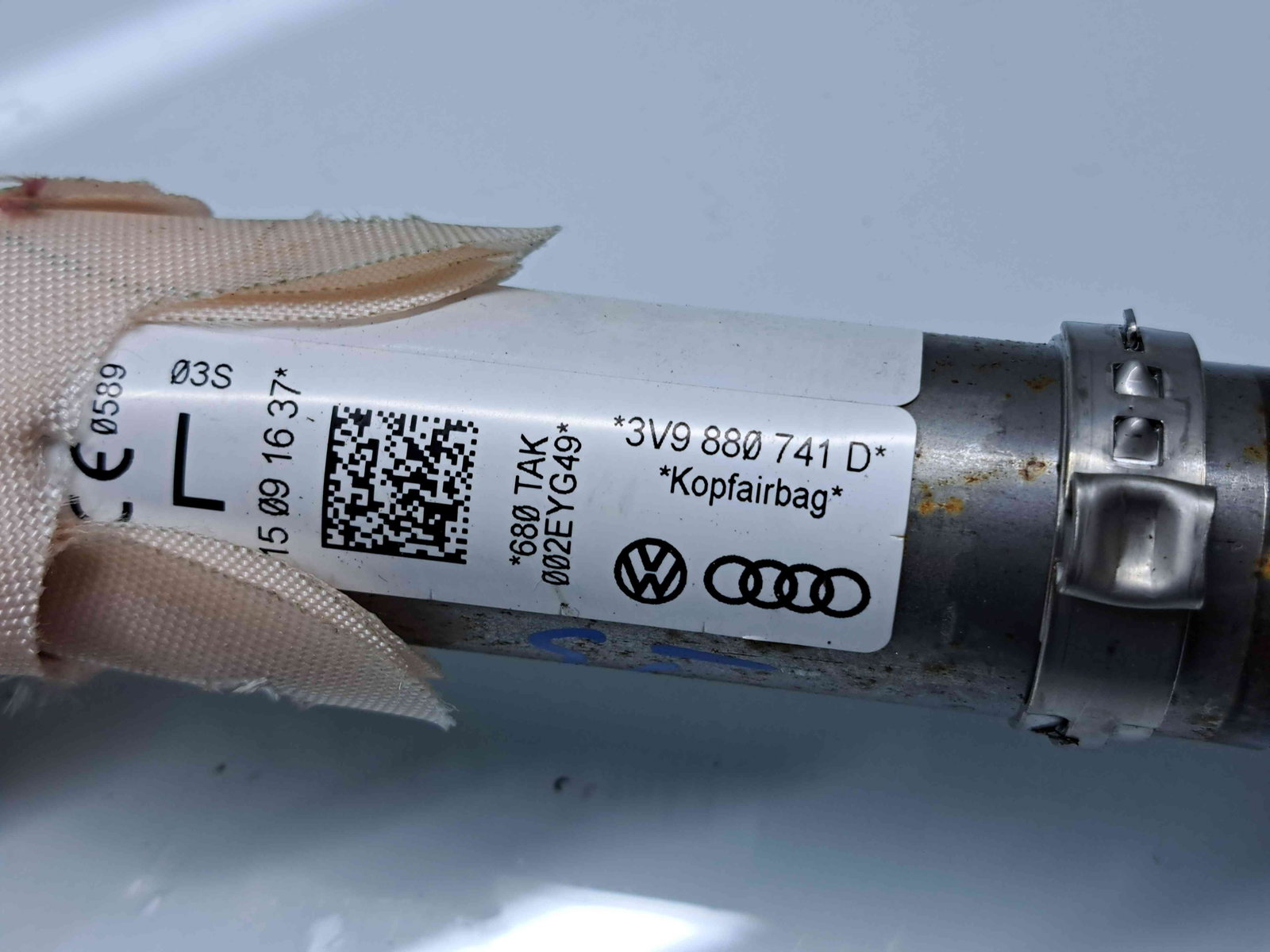 Airbag cortina stanga Skoda Superb III Combi (3V5) [Fabr 2015-2024] 3V9880741D - imagine 3