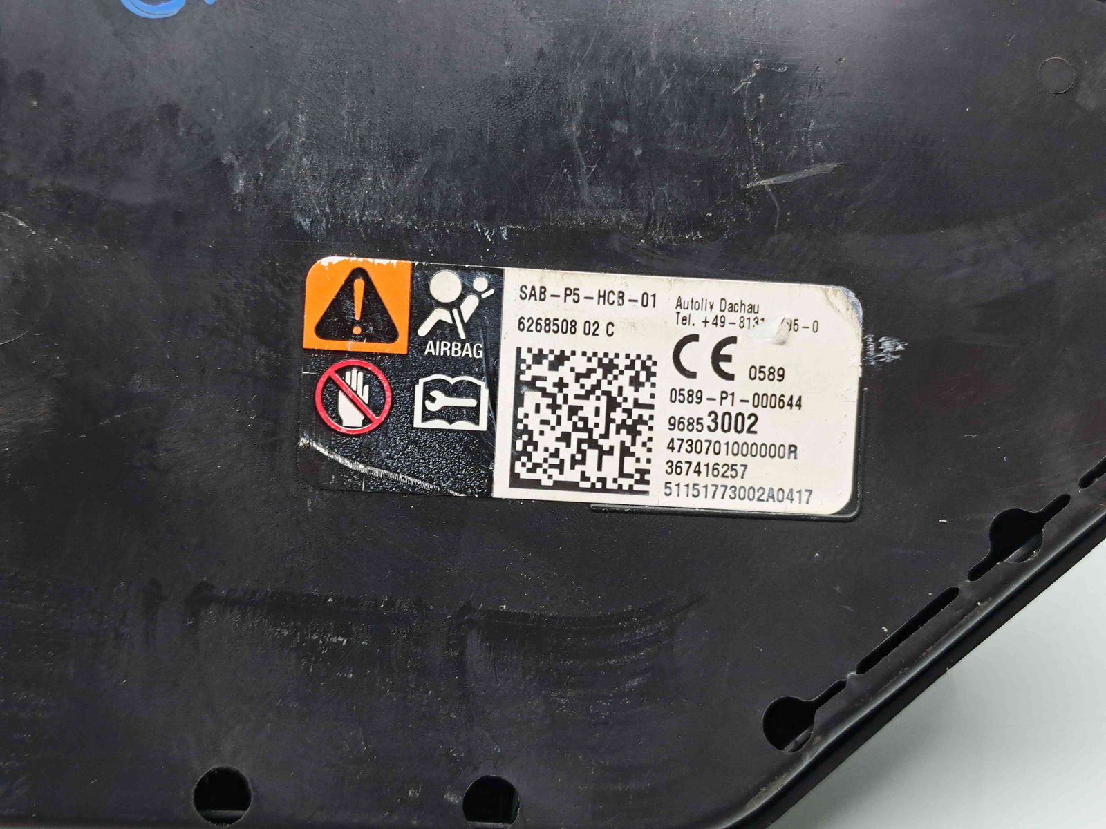 Airbag scaun dreapta Opel Corsa E [Fabr 2014-prezent] 96853002 - imagine 2