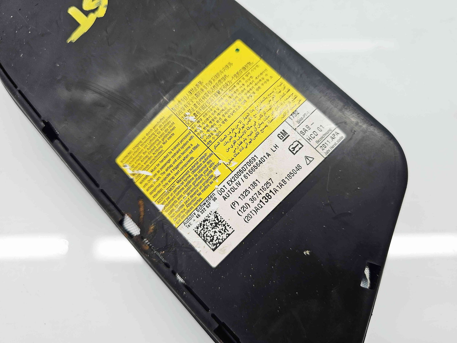 Airbag scaun stanga Opel Astra J [Fabr 2009-2015] 13251381 - imagine 2