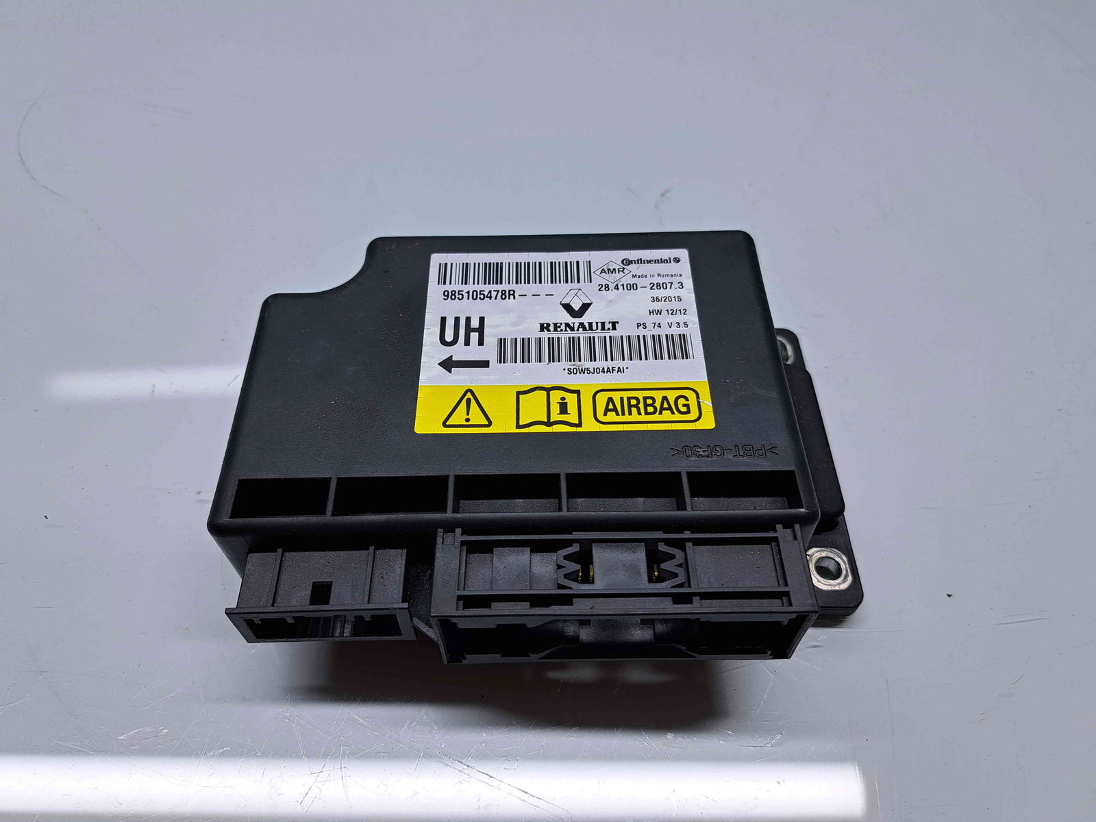 Calculator airbag Renault Megane 3 [Fabr 2008-2015] Facelift 985105478R 1.5 dCi K9K656 81KW / 110CP - imagine 1