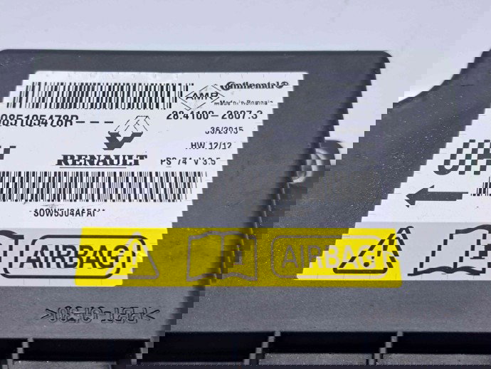 Calculator airbag Renault Megane 3 [Fabr 2008-2015] Facelift 985105478R 1.5 dCi K9K656 81KW / 110CP