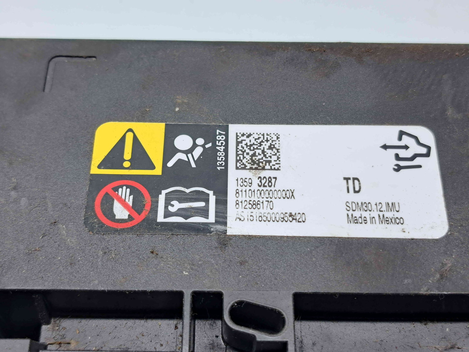 Calculator airbag Opel Corsa E [Fabr 2014-prezent] 13593287 1.4 Benz B14XEL 66KW / 90CP - imagine 2