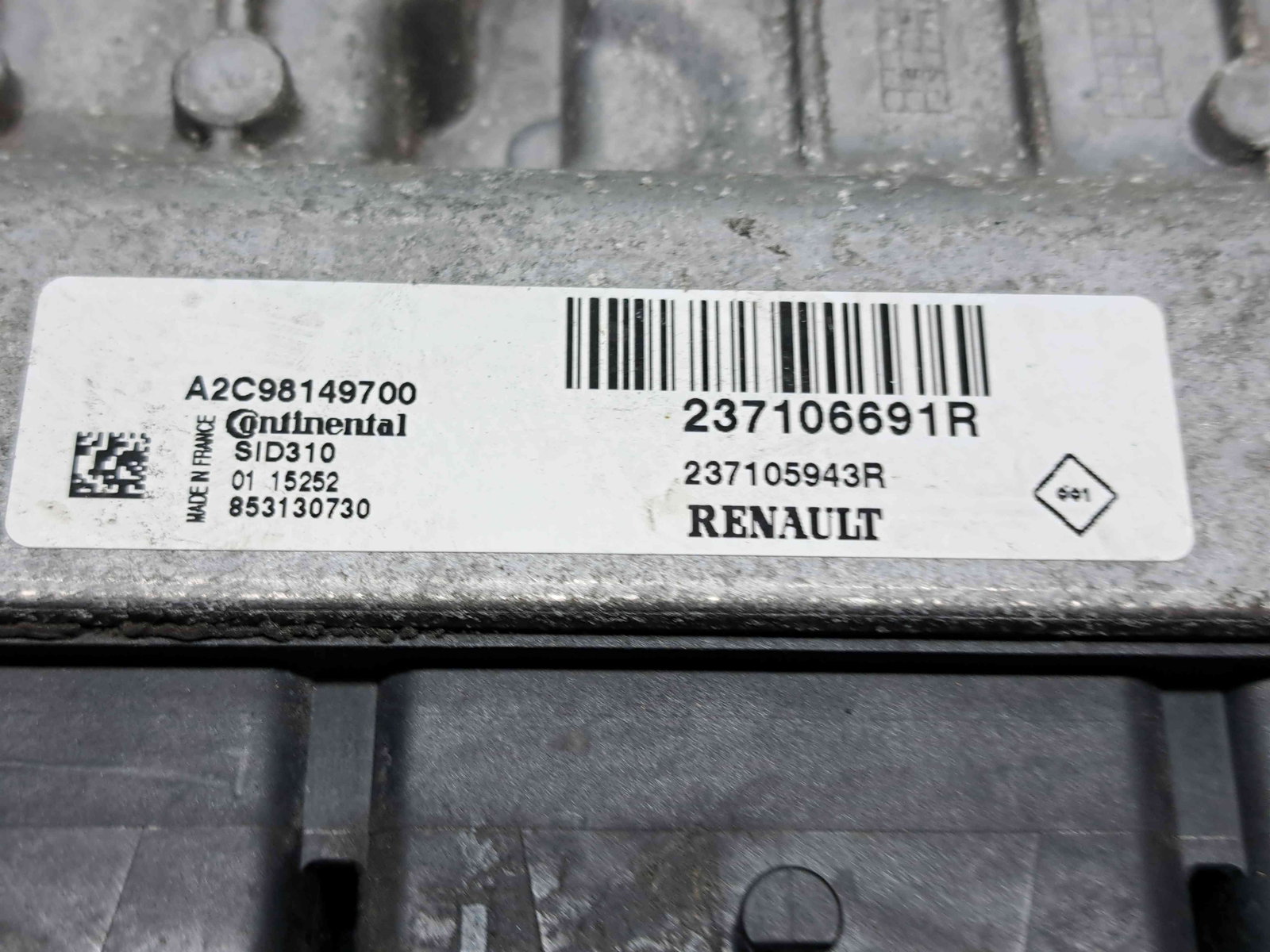 Calculator motor ECU Renault Megane 3 [Fabr 2008-2015] Facelift 237106691R 1.5 dCi K9K656 81KW / 110CP - imagine 3