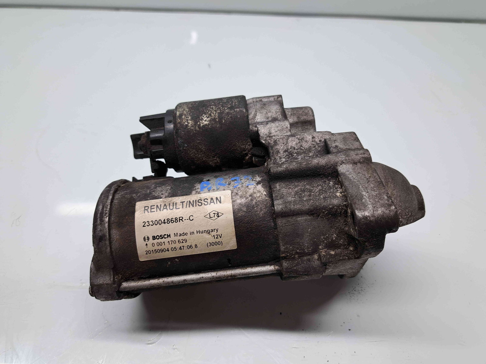 Electromotor 12 dinti Renault Megane 3 [Fabr 2008-2015] Facelift 233004868R 1.5 dCi K9K65681KW / 110CP