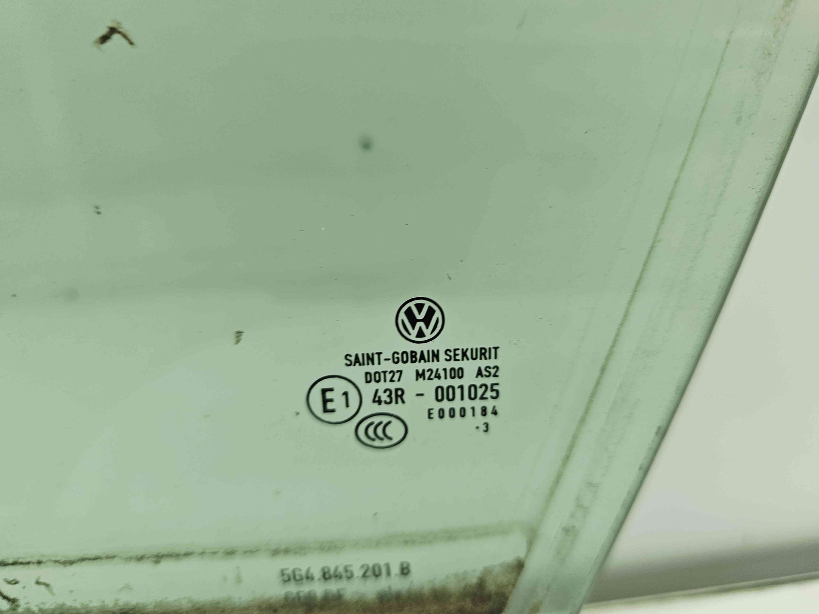 Geam usa stanga fata Volkswagen Golf 7 (5G) [Fabr 2014-prezent] OEM - imagine 2