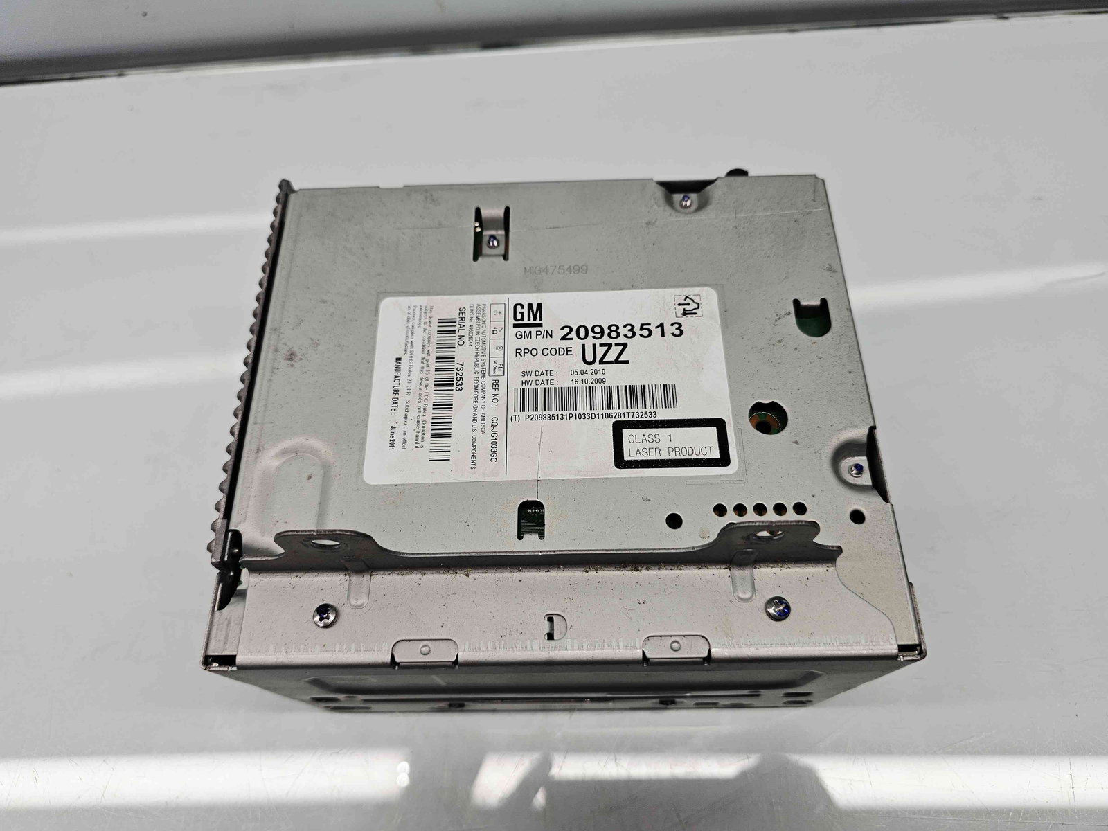 Radio CD Opel Astra J [Fabr 2009-2015] 13346050 / 20983513 - imagine 3