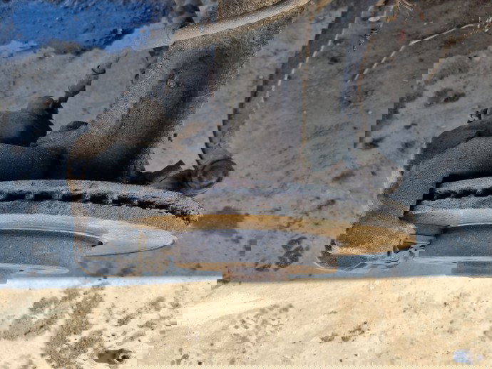 Fuzeta fata stanga Volkswagen Transporter 5 (7HB, 7HJ) [Fabr 2004-2013] 2.0 TDI CAAA 62KW / 85CP