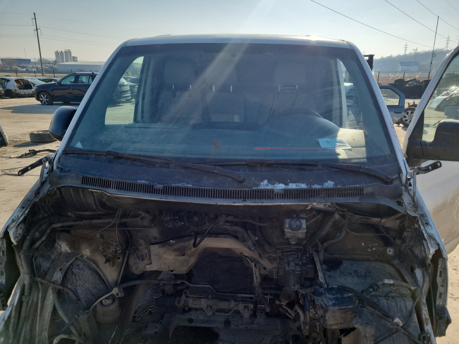 Set balamale capota Volkswagen Transporter 5 (7HB, 7HJ) [Fabr 2004-2013] OEM - imagine 1