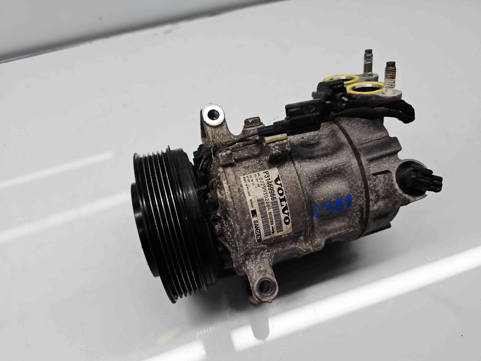 Compresor clima Volvo XC60 [Fabr 2008-2017] 31469966 2.0 Benz B4204T 90KW / 122CP - imagine 6