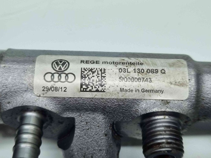 Rampa injectoare  AUDI Q5 (8RB) [ Fabr 2008-2016] 03L130089Q 2.0 TDI CJCA 105KW / 143CP