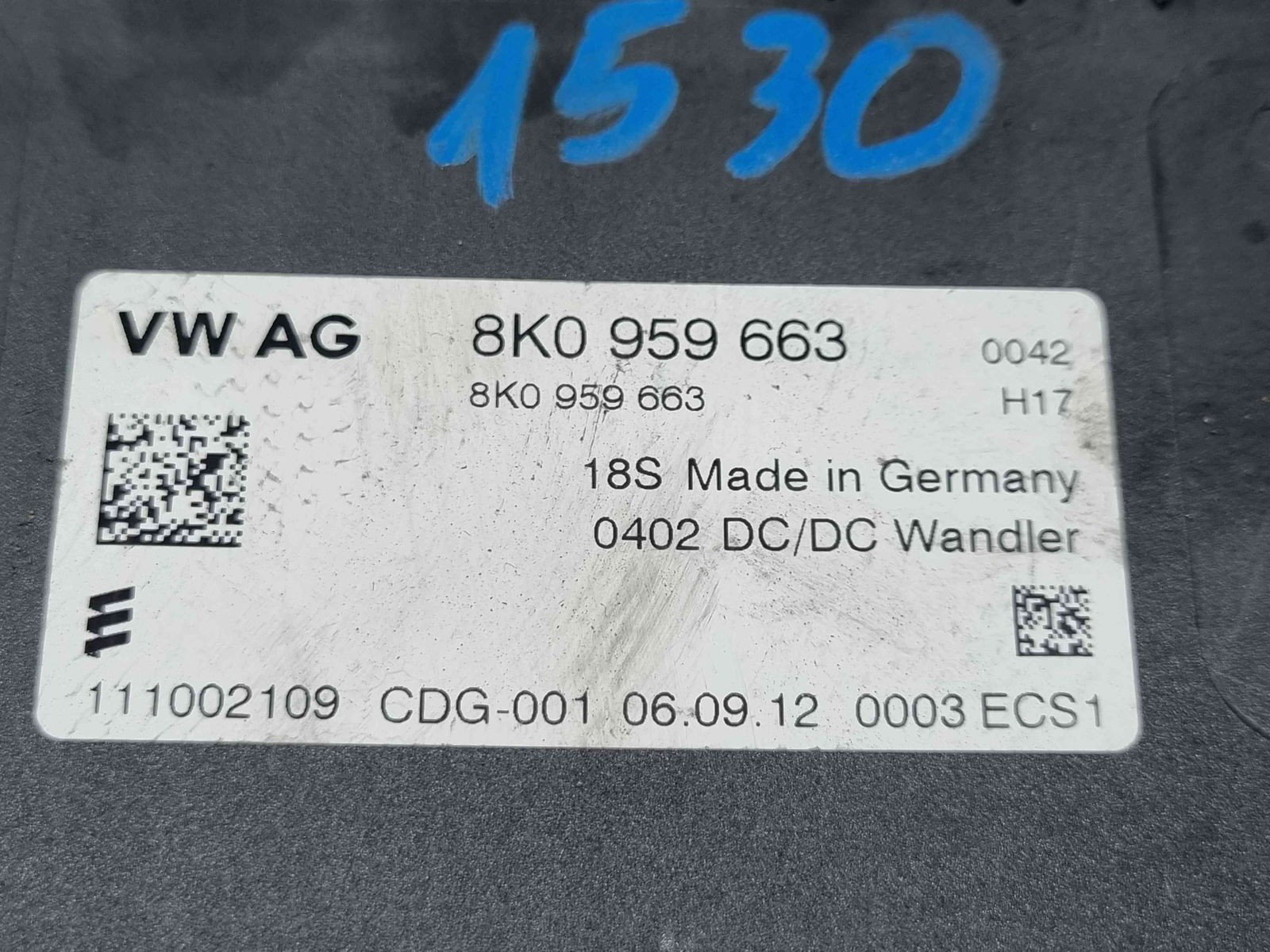 Modul stabilizator tensiune AUDI A5 (8T3) [Fabr 2007-2015] 8K0959663 - imagine 2