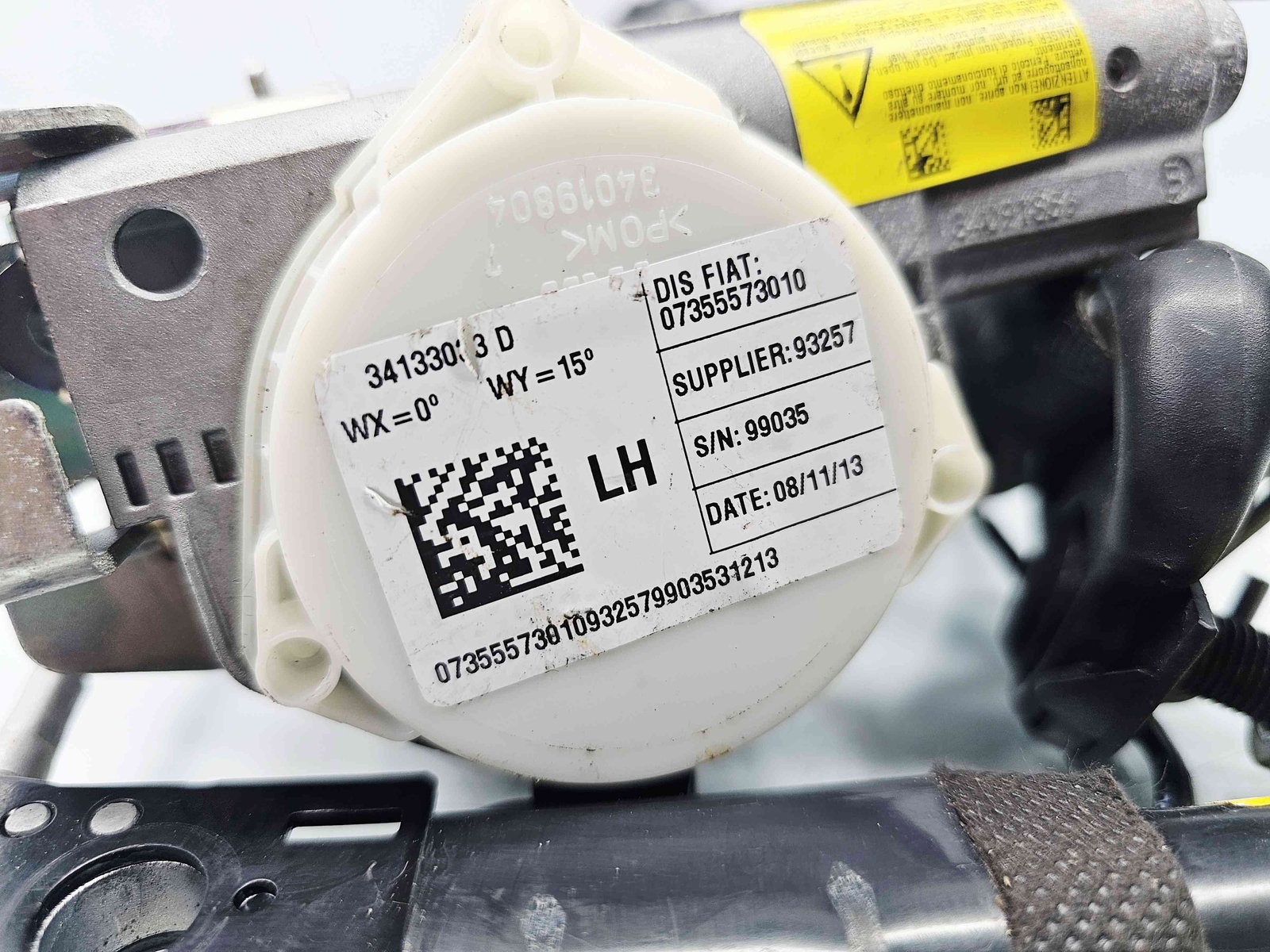 Centura stanga fata Fiat 500L Trekking [Fabr 2012-prezent] 07355573010 - imagine 2