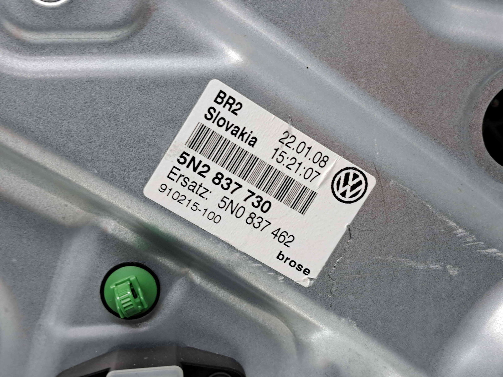 Macara electrica geam dreapta fata Volkswagen Tiguan (5N) [Fabr 2007-2016] 5V2837730 - imagine 2