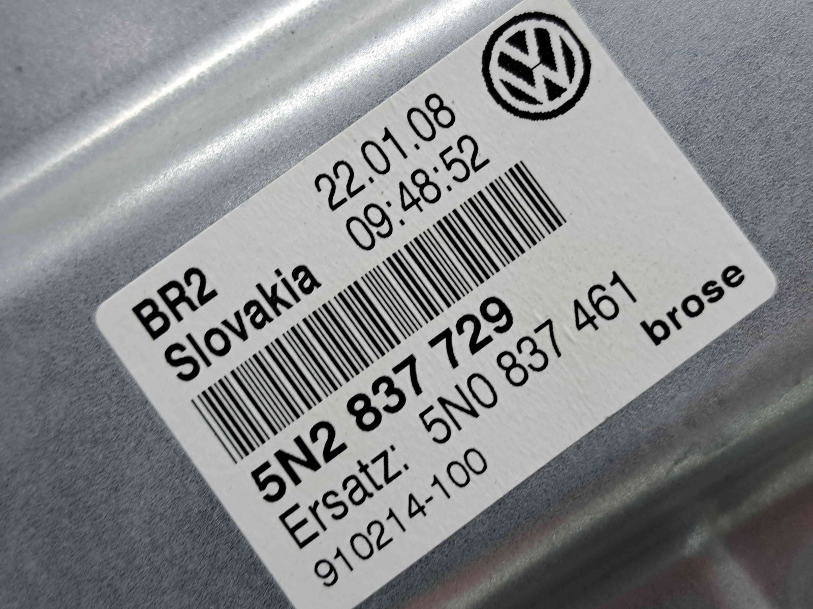Macara electrica geam stanga fata Volkswagen Tiguan (5N) [Fabr 2007-2016] 5N2837729 - imagine 3
