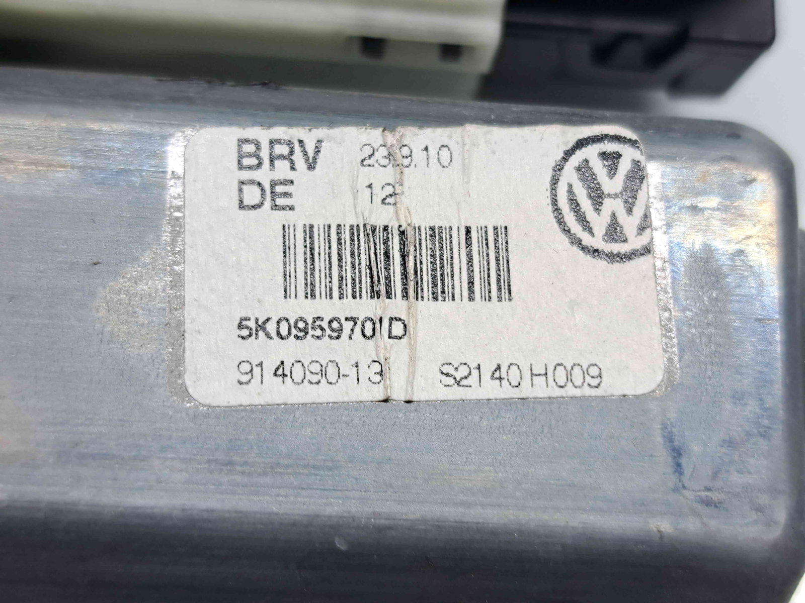 Motoras geam dreapta fata Volkswagen Golf 6 (5K1) [Fabr 2009-2013] 5K0959793 / 5K0959701D - imagine 2