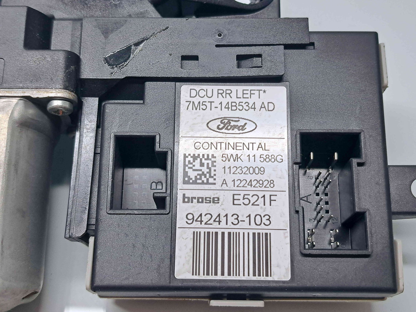 Motoras geam stanga spate Ford Kuga I [Fabr 2008-2012] 7M5T-14B534-AD - imagine 4