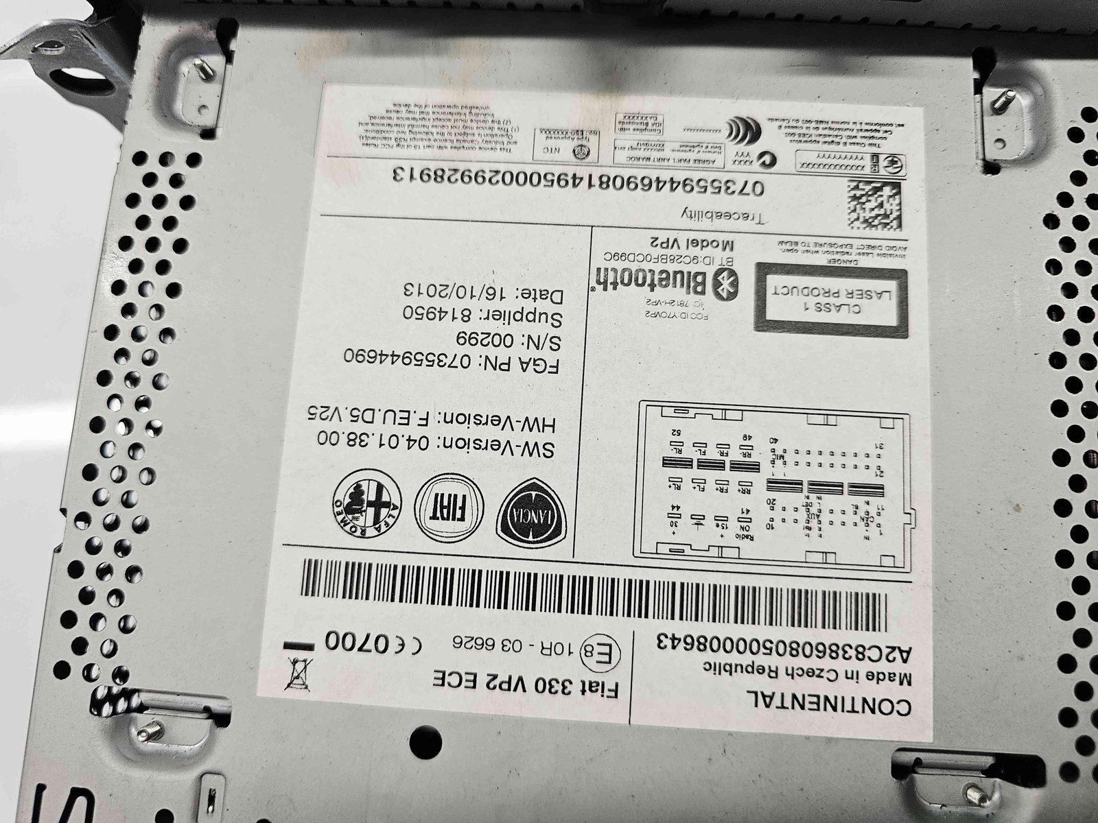 Radio CD cu navigatie Fiat 500L Trekking [Fabr 2012-prezent] 07355944690 - imagine 3