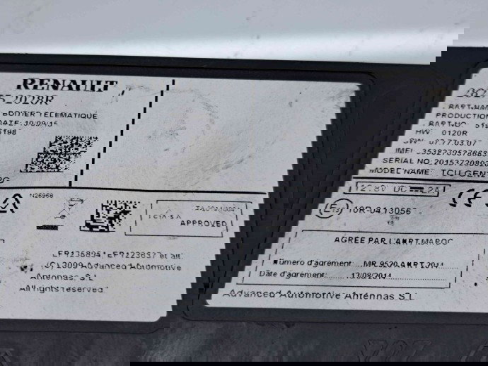  Modul confort  Renault Captur (J87) [Fabr 2013-2017] 282752028R