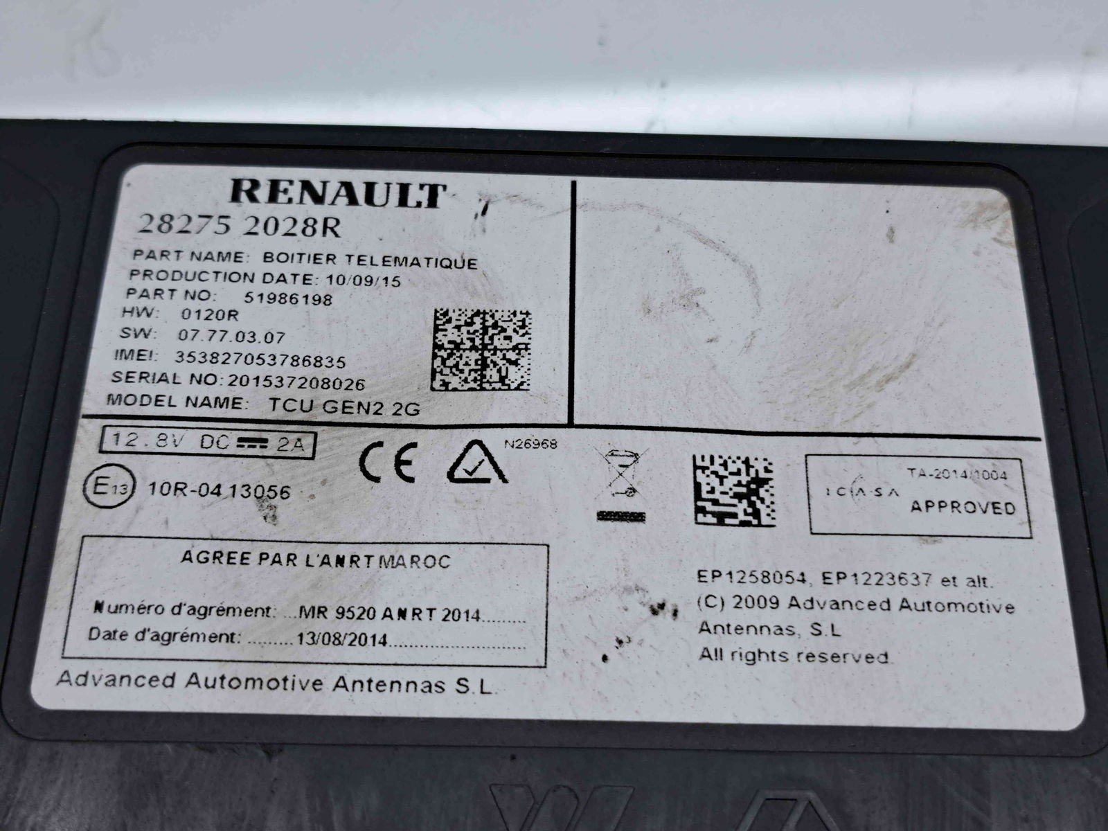 Modul confort Renault Captur (J87) [Fabr 2013-2017] 282752028R - imagine 3
