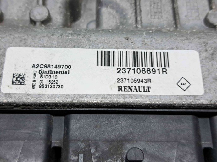 Calculator motor ECU  Renault Scenic 3 [Fabr 2009-2015] 237106691R 1.5 dCi K9K656 81KW / 110CP