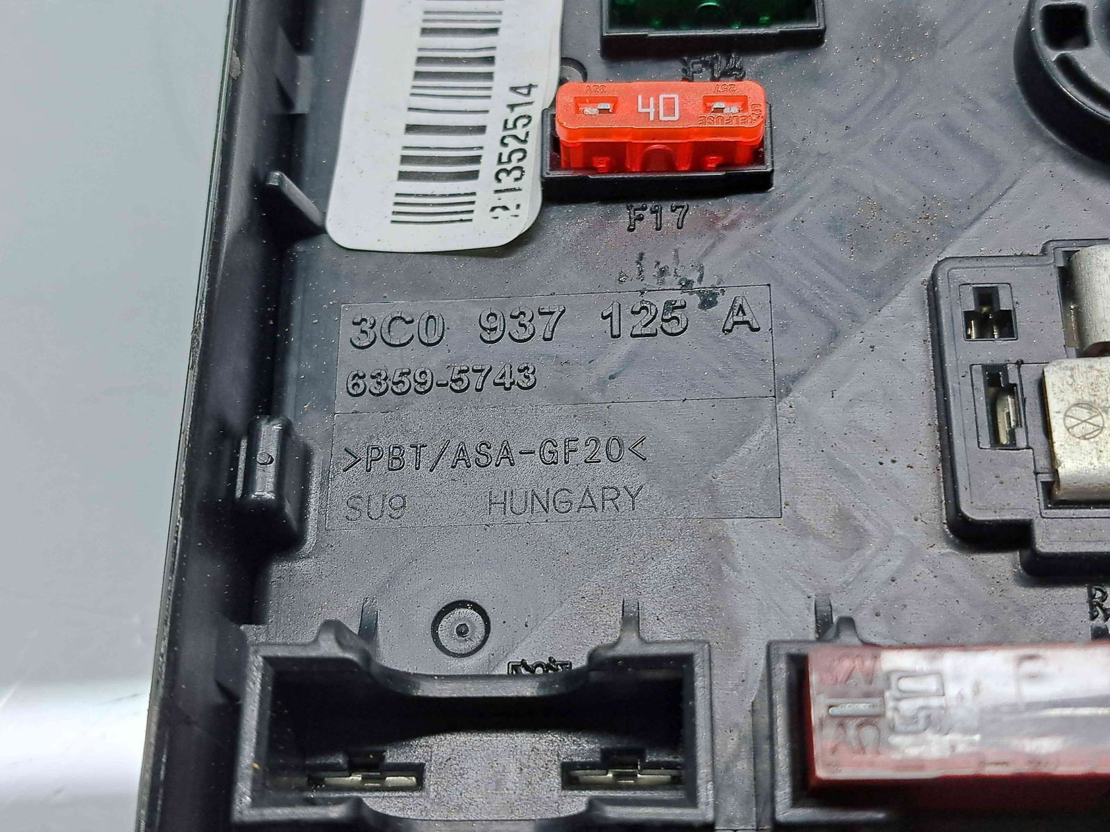 Panou sigurante Volkswagen Passat CC (357) [Fabr 2008-2012] 3C0937125A - imagine 4