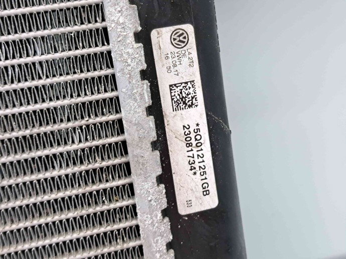 Radiator apa  Skoda Octavia 3 (5E3) [Fabr 2012-2020] 5Q0121251GB 1.6 TDI DCZA 88KW / 120CP
