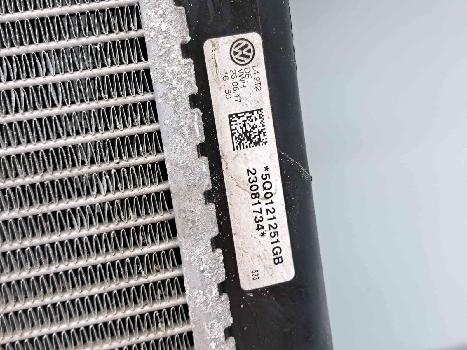 Radiator apa Volkswagen Golf 7 (5G) [Fabr 2014-prezent] 5Q0121251GB 1.6 TDI DCZA 88KW / 120CP - imagine 3