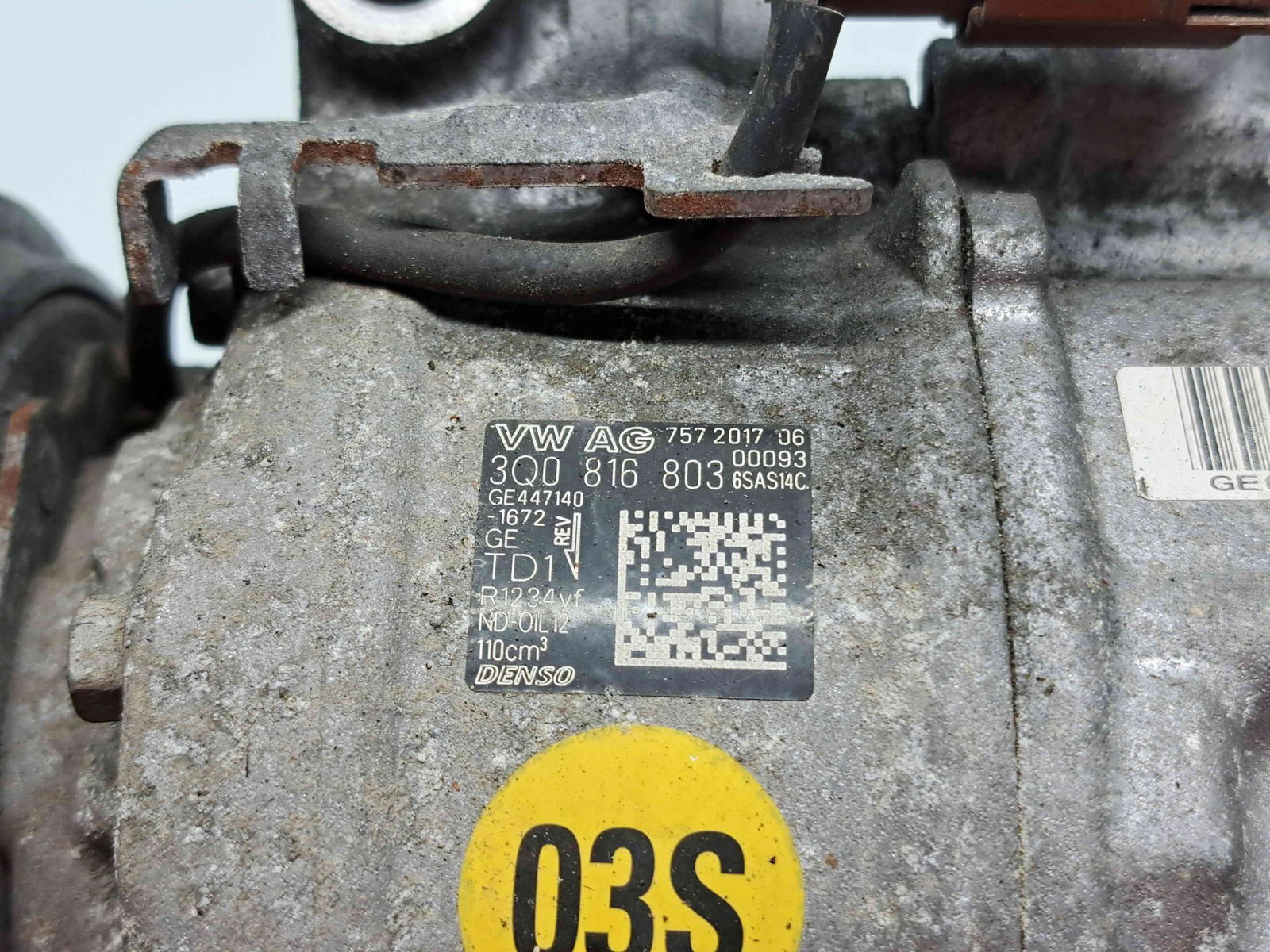 Compresor clima Volkswagen Passat B8 (3G2) [Fabr 2015-prezent] 3Q0816803 1.6 TDI DCZA 88KW / 120CP - imagine 2